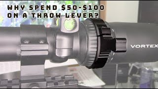 Rifle Scope Throw Lever Great Price [upl. by Atinrahc295]