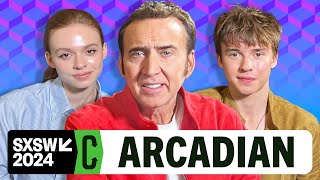 Nicolas Cage Channeled His Late Father For His Arcadian Role [upl. by Idnyc]