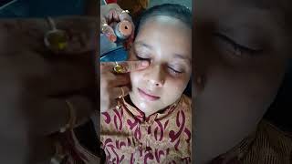 eye dark circle cover ki kore korbo makeup er somoy full tutorials viralshort video subscribe [upl. by Madea450]