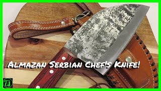 ALMAZAN SERBIAN CHEF KNIFE  ALMAZAN CUTLERY  MEATHEADKNIVESCOM Unboxing [upl. by Massarelli]