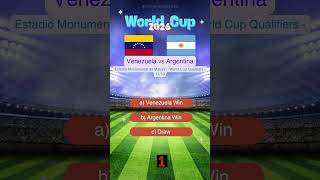 VENEZUELA vs ARGENTINA 11  RESUMEN  ELIMINATORIAS SUDAMERICANAS  FECHA 9 [upl. by Blasien]