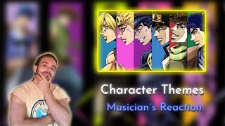 Studio Musician  Jojos Bizarre Adventure Main Character Themes Reaction and Analysis [upl. by Fedora]