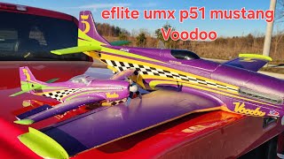 eflite umx p51 mustang Voodoo [upl. by Aliak749]