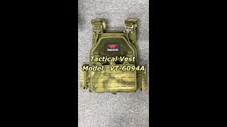 Yakeda Tactical Vest Gear Plate Carrier Green Ruins ATACS FG [upl. by Silberman276]