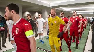 PES 2021 Gameplay  Serbien  Schweiz  Nations League 2024 [upl. by Rekrap]