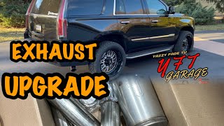 My Escalade Gets a New MBRP Exhaust [upl. by Aicats]