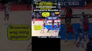 Scottie Thompson nagala Jaworski pininahan si Brownlee [upl. by Cristie]