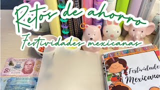 RETOS DE AHORRO 💰Festividades mexicanas4🇲🇽🎲💌🍀 sistemadesobres retosdeahorro ahorraahora [upl. by Whelan]