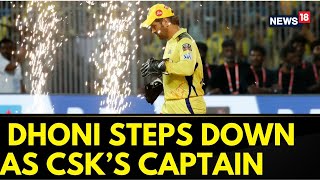 IPL 2024  Mahendra Singh Dhoni Steps Down As Captain Of CSK Ruturaj Gaikwad To Be New Skipper [upl. by Ileek953]