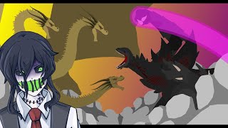 This fight went HARD  Toby reacts to Hakaishin Godzilla vs King Ghidorah by JimboCC [upl. by Gimpel]