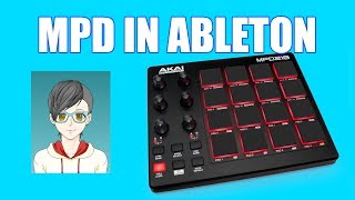 Using an Akai Pad Controller In Ableton Drum Rack [upl. by Roee]