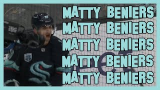 SEATTLE KRAKEN  MATTY BENIERS 2ND NHL GOAL VS SENATORS 41822 [upl. by Engleman]