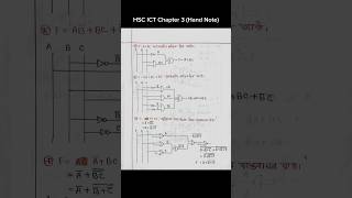 HSC ICT Chapter 3 Hand Note  Digital Device Part  HSC 24 HSC 25 HSC 26 shorts [upl. by Ziul]