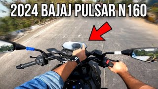 2024 Bajaj Pulsar N160 Digital Meter  Ride Review [upl. by Ennirac129]