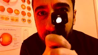 ASMR Eye Exam is Soft Spoken amp Unintelligible roleplay [upl. by Thant324]