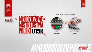 Zagłębie Sosnowiec  Wierzawice  ZSL Leżajsk 14 MMP U15K [upl. by Rehctaht]