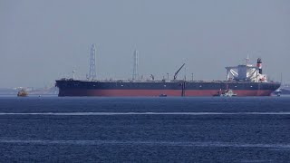 Crude Oil Tanker “喜邦 KIHO” Cosmo Oil Sea Berth [upl. by Lithea]