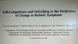 Study summary what helps with reducing bulimia [upl. by Wivinah237]