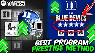 The Easiest Ways to Increase Program Prestige in College Football 25 Dynasty Mode [upl. by Nnylyma339]