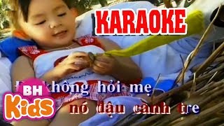 KARAOKE Con Cò Bé Bé  Bé Xuân Mai [upl. by Blodgett939]