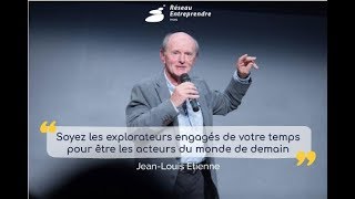 Soyez des explorateurs engagés de votre temps  JeanLouis Etienne  Parrain de la promotion 2017 [upl. by Euqinad671]