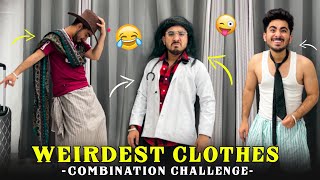 Weirdest Clothes Combination Challenge🤣￼Chetan MongaKoushal Monga [upl. by Sammons]