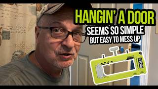 How to hang a door with a Door Hinge Template Seems so simple but easy to mess up [upl. by Horan]