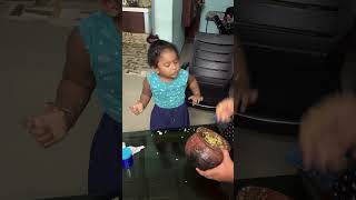 Kollam …Kollam😂😂 sambaby cutebaby babyactivities [upl. by Enilram]