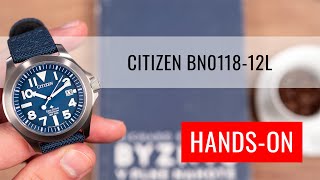 HANDSON Citizen Promaster Solar Tough Super Titanium BN011812L [upl. by Yorztif]