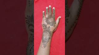 Easy backhand mehendi designmehndiSharmaMehndiDesigner186Rajmehandidesigner [upl. by Edelman]