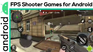 Top 10 Offline FPS Games for Android  Low MB [upl. by Doretta]