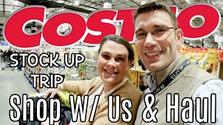 Costco Stock Up Trip amp Grocery Haul  Shop W Us  Anchorage Alaska [upl. by Ardnod]