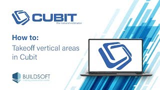 How to takeoff vertical areas in Cubit [upl. by Eidur846]