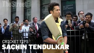 Sachin Tendulkar​ Shows You How to Hold a Cricket Bat [upl. by Bealle]