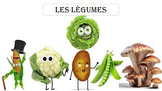 Apprendre les noms des légumes en samusant françaisVegetables en français الخضراوات بالفرنسيه [upl. by Joeann381]