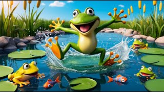 Little Froggy Hop 🐸  Fun amp Easy Kids Song  Learn About Frogs [upl. by Marianne]