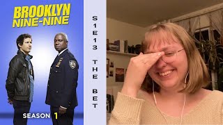 Jake is growing on me quotThe Betquot Brooklyn NineNine S1E13 Reaction [upl. by Nyltak]