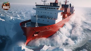 The LARGEST And Most Powerful Ice Breaking Ships In the World [upl. by Inatsed770]