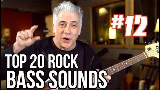 TOP 20 ROCK BASS SOUNDS OF ALL TIME [upl. by Corey897]