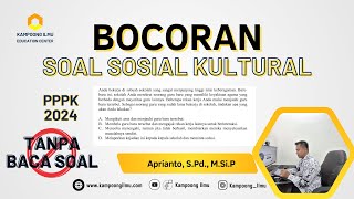 MENJAWAB SOAL SOSIAL KULTURAL TANPA BACA SOAL  PART 2 [upl. by Dolorita]