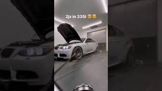 2jz swapped bmw e92 335i dyno [upl. by Akcirederf]