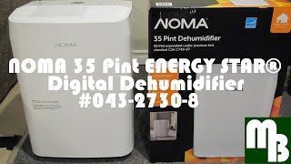 Canadian Tire NOMA 35 Pint ENERGY STAR® Digital Dehumidifier 04327308  Review [upl. by Tuorah]