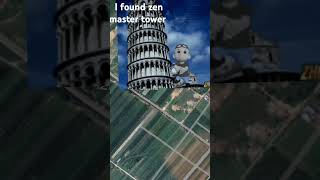 I found zen master tower 🗼viralvideo googleearth earth map [upl. by Haimrej]