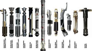 EVERY SINGLE Lightsaber Type in Star Wars [upl. by Treat975]