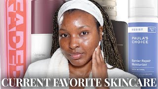 SKINCARE PRODUCTS FOR ACNE DARK SPOTS HYPERPIGMENTATION amp AGING  BLACK SKINCARE  KENSTHETIC [upl. by Eikcin]