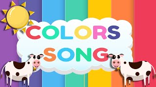 The Colors Song  Toddler 🌈 Songs For Children amp Nursery Rhymes With Lyrics  Learn Colors [upl. by Lynnett]