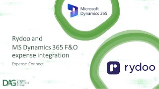 Rydoo and MS Dynamics 365 FampO expense integration [upl. by Cartie501]