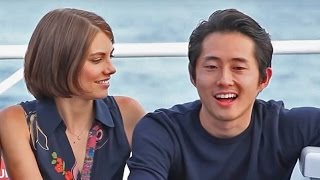 Steven Yeun and Lauren Cohan ✗ Stauren [upl. by Gnoud839]