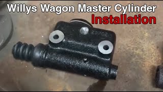 Willys Jeep Master Cylinder Installation [upl. by Sivet]