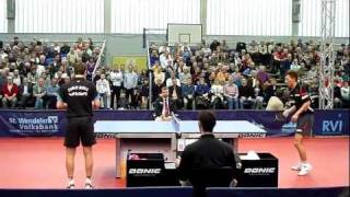 Energis Masters 2012 Halbfinale Timo Boll vs Li Ping 1 Satz [upl. by Ettessil895]